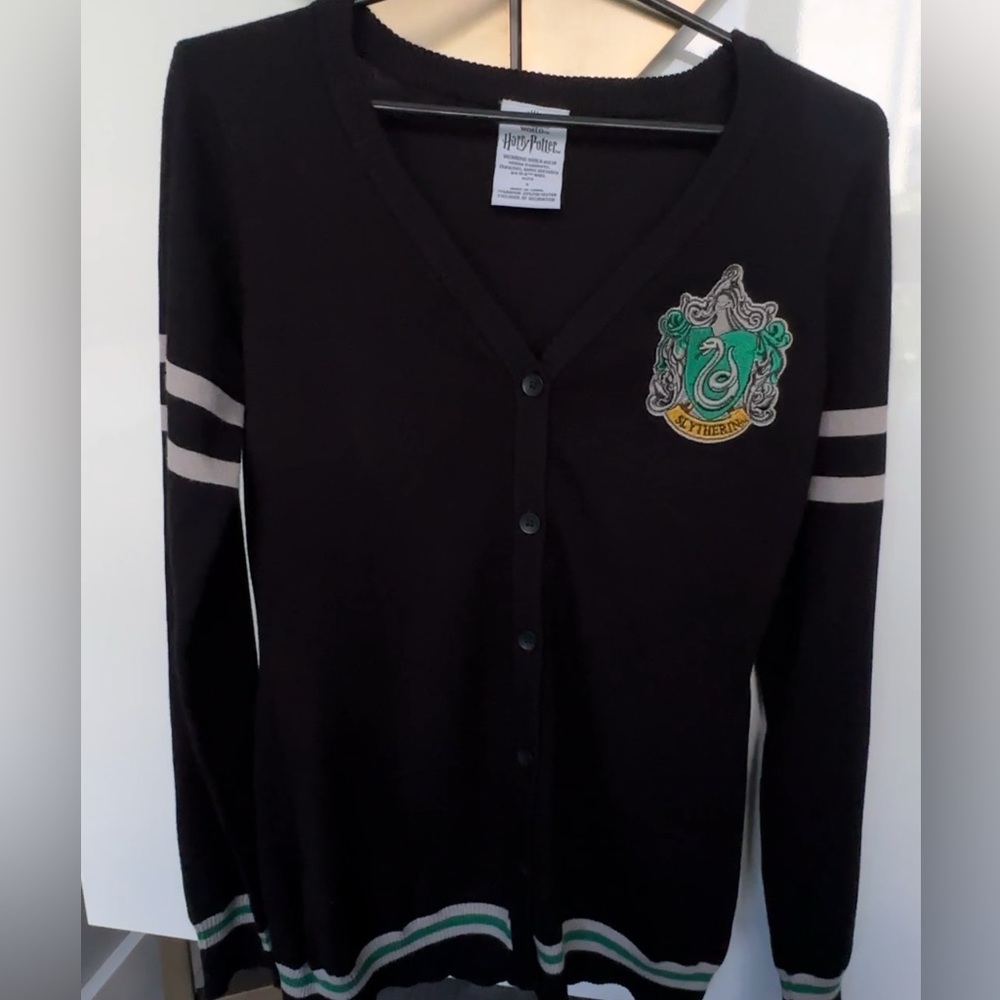 Harry Potter Slytherin Women Sweater Cardigan